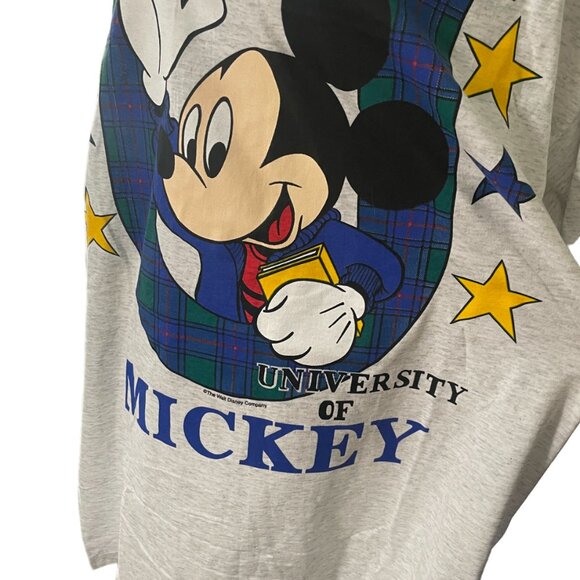 vintage NWT University of Mickey sleep shirt t-shirt single stitch Unlimited - Picture 7 of 8